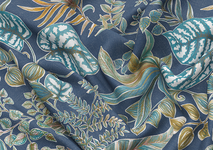 Paloma, Indigo - Motorised Roman Blind - Image 4